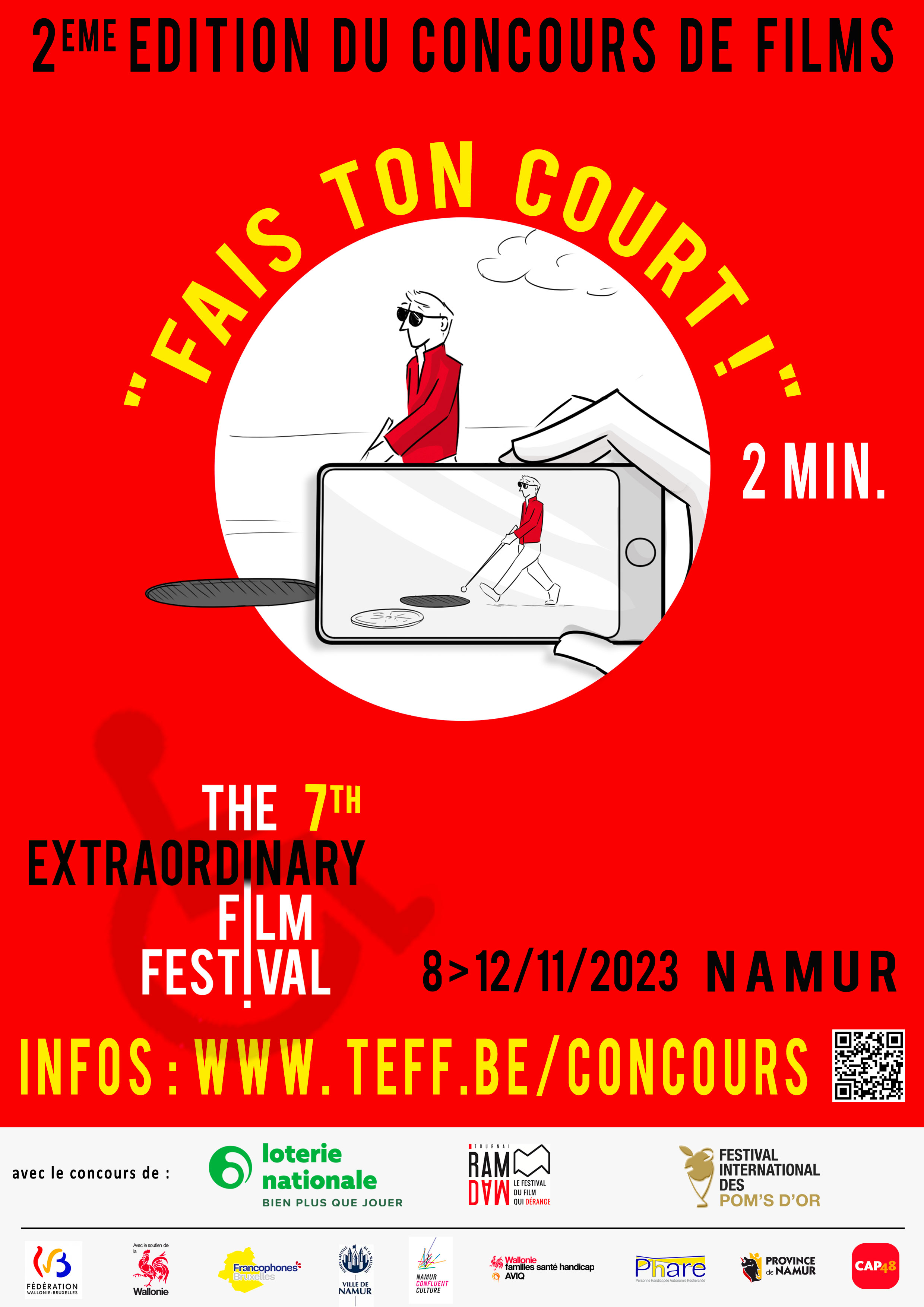 Affiche concours Fais ton court!